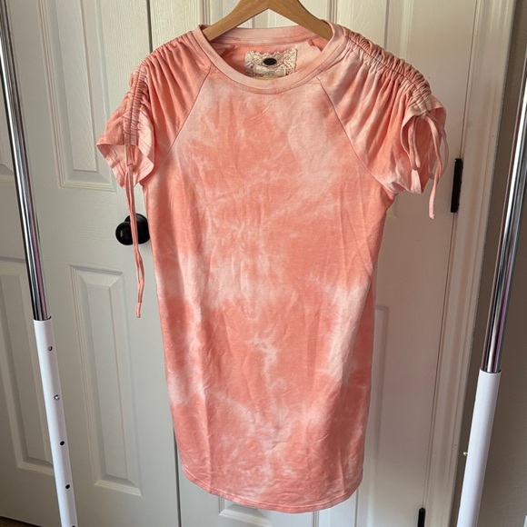 Cupio Pink Tie-Dye Short Sleeve Tee - Picture 1 of 3